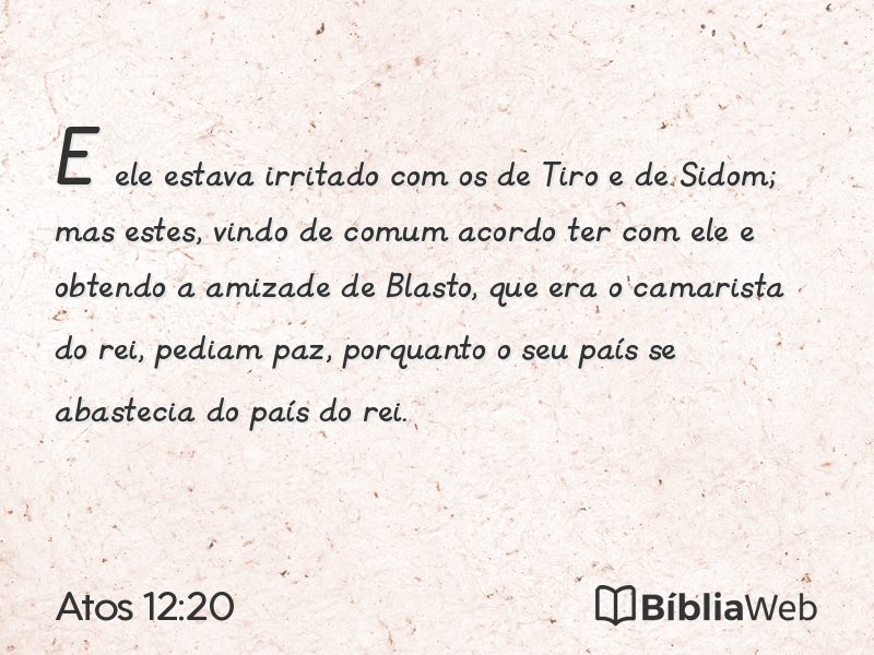 Atos 12:20 em imagem para compartilhar