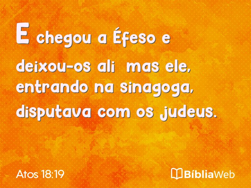 Atos 18:19 em imagem para compartilhar