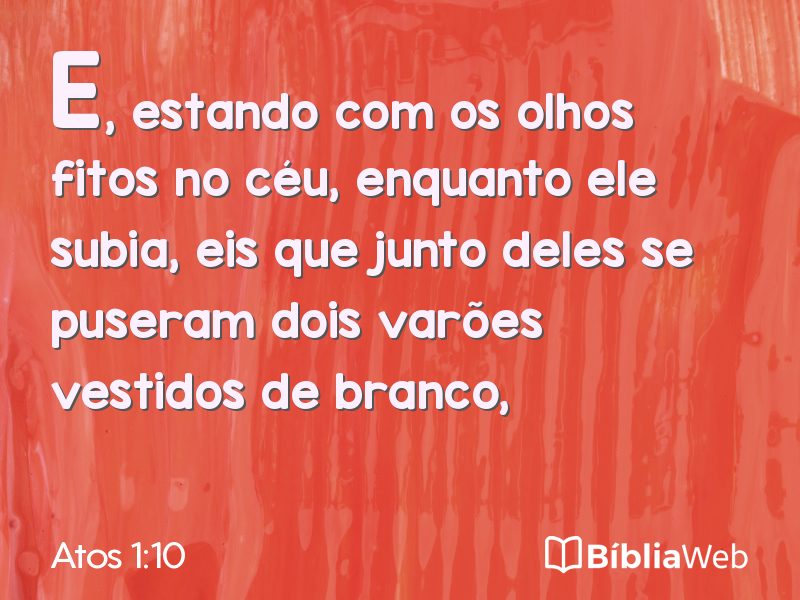 Atos 1:10 em imagem para compartilhar