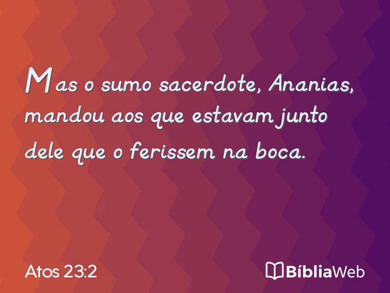 Atos 23:2 em imagem para compartilhar