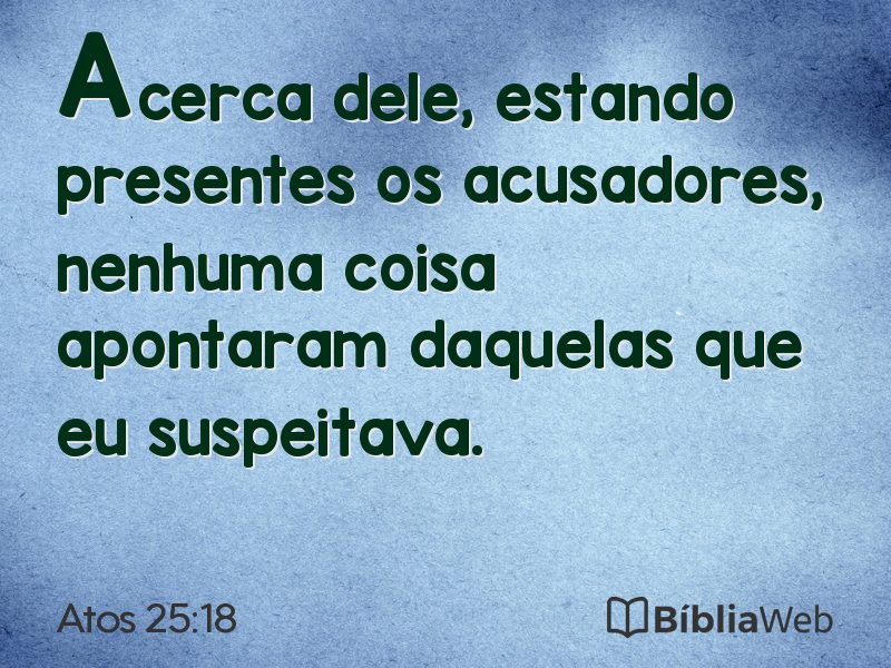Atos 25:18 em imagem para compartilhar