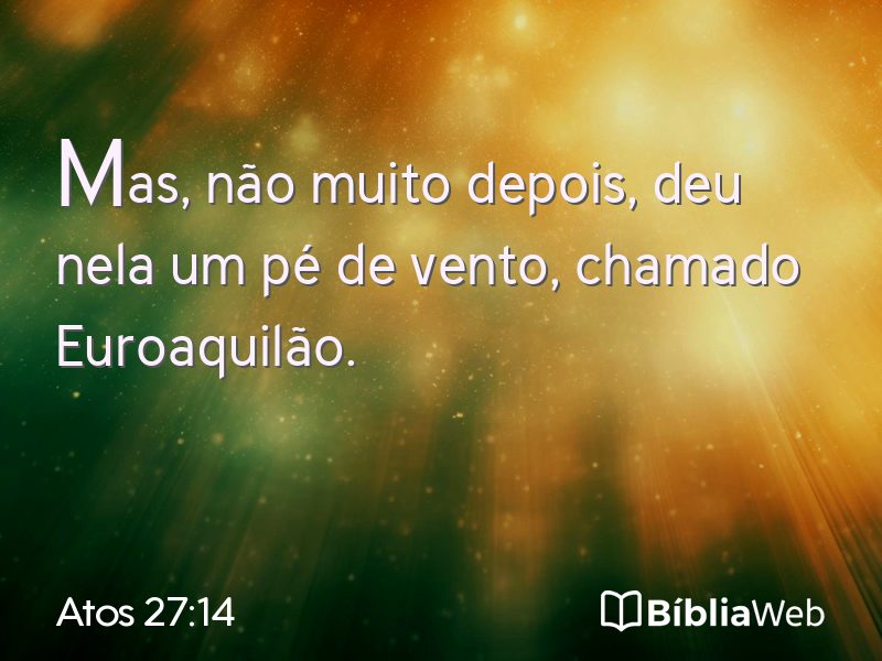 Atos 27:14 em imagem para compartilhar