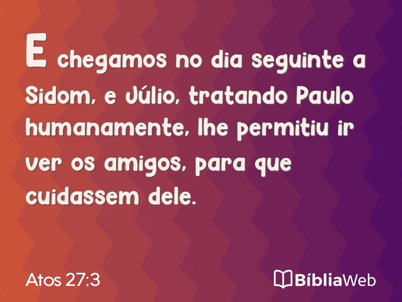 Atos 27:3 em imagem para compartilhar