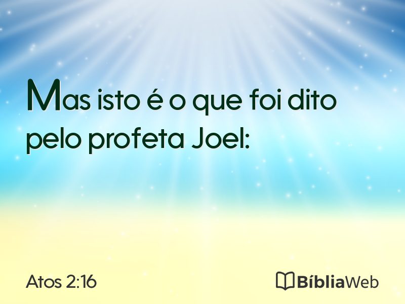 Atos 2:16 em imagem para compartilhar