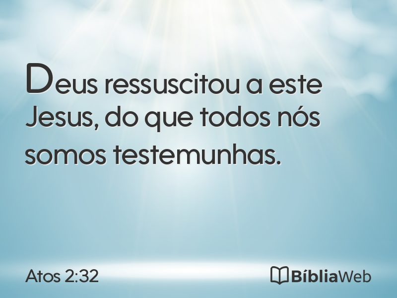 Atos 2:32 em imagem para compartilhar