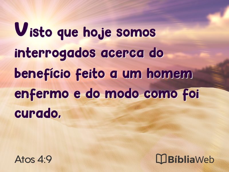 Atos 4:9 em imagem para compartilhar