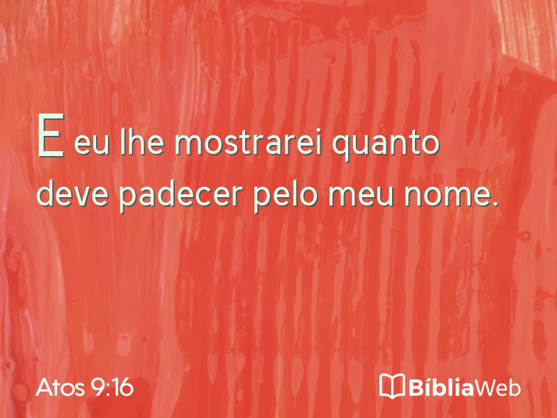 Atos 9:16 em imagem para compartilhar