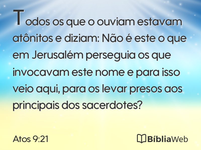 Atos 9:21 em imagem para compartilhar