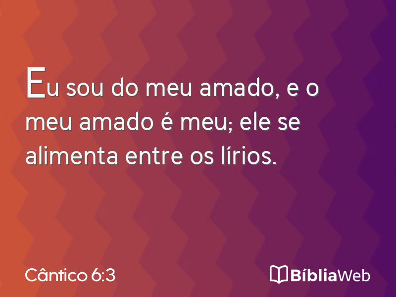 Cântico 6:3 em imagem para compartilhar