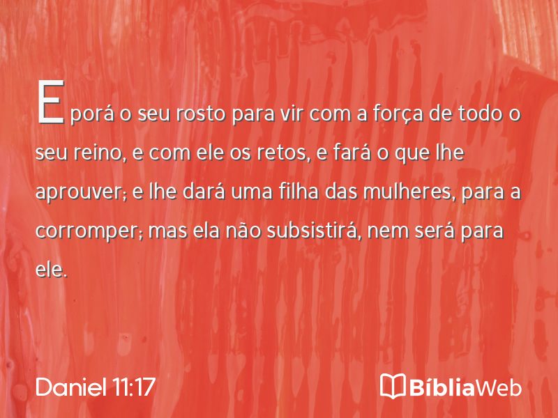 Daniel 11:17 em imagem para compartilhar