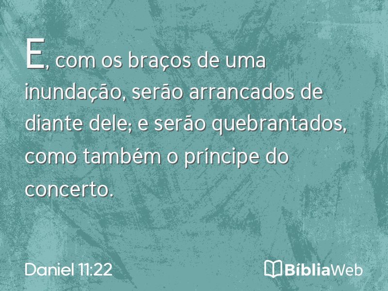 Daniel 11:22 em imagem para compartilhar