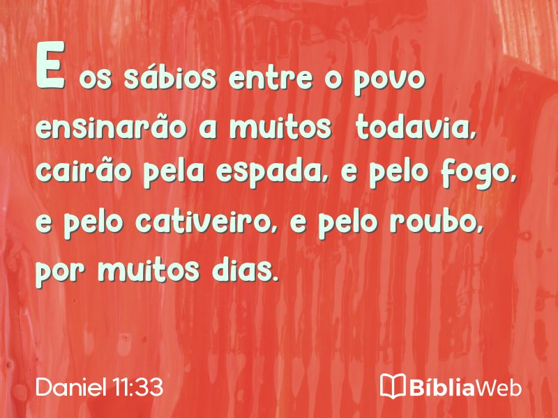 Daniel 11:33 em imagem para compartilhar