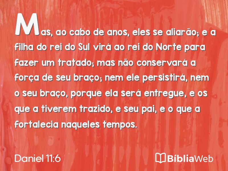 Daniel 11:6 em imagem para compartilhar