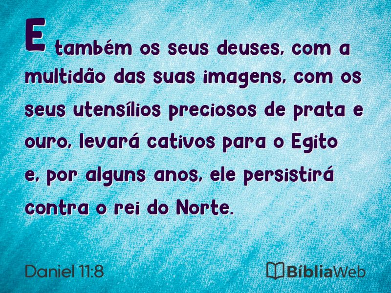 Daniel 11:8 em imagem para compartilhar
