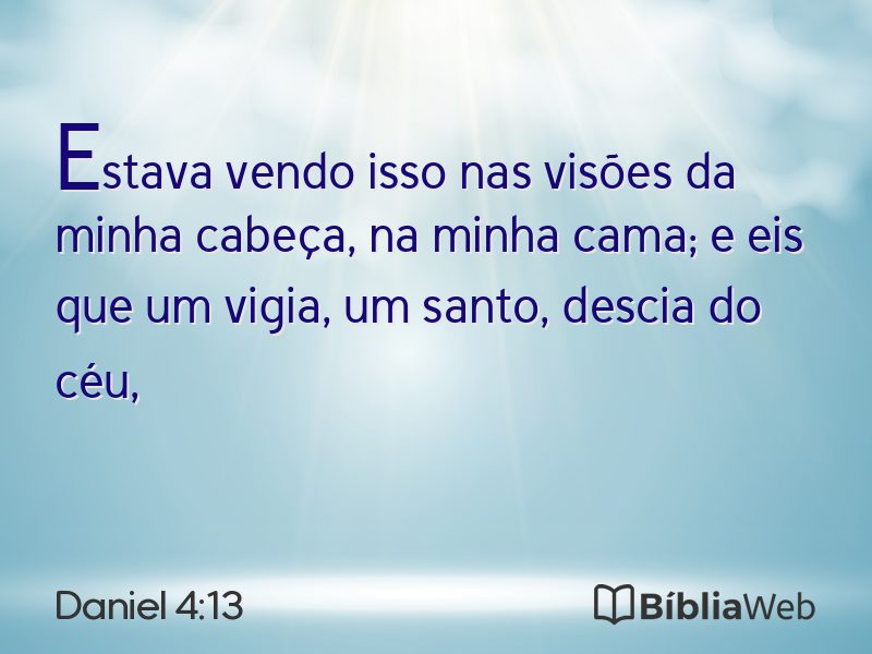 Daniel 4:13 em imagem para compartilhar