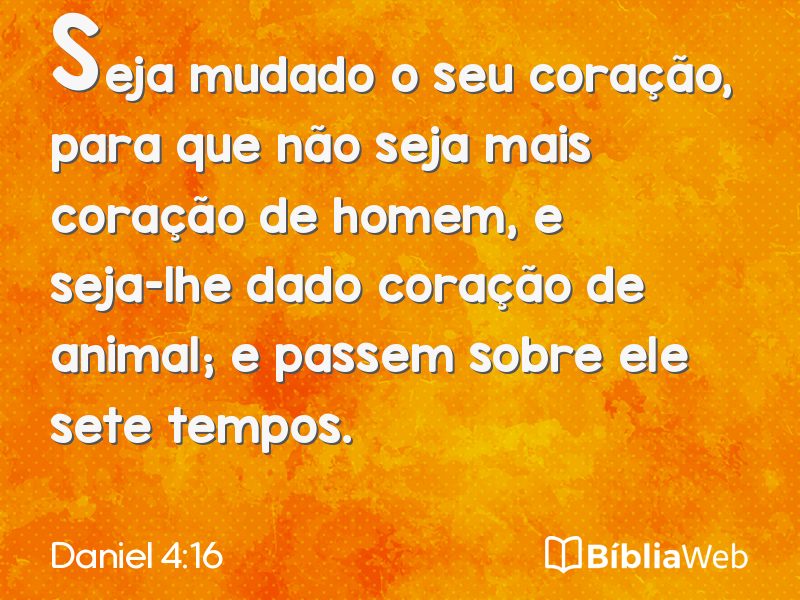 Daniel 4:16 em imagem para compartilhar