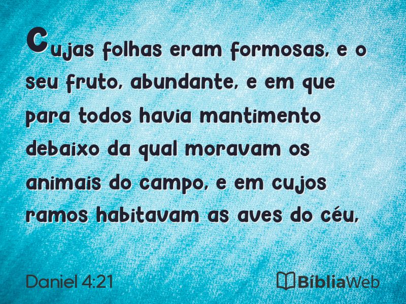 Daniel 4:21 em imagem para compartilhar