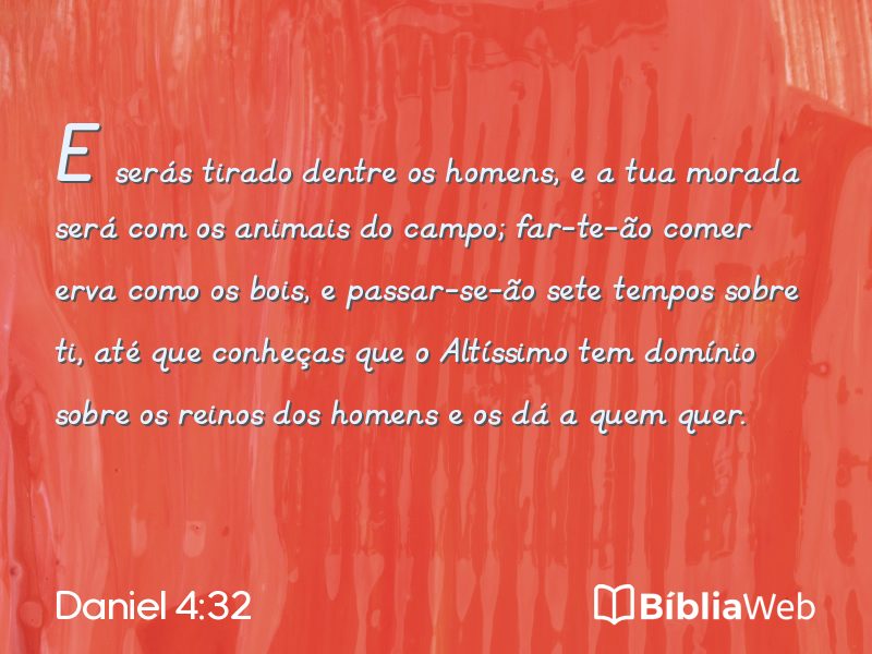 Daniel 4:32 em imagem para compartilhar