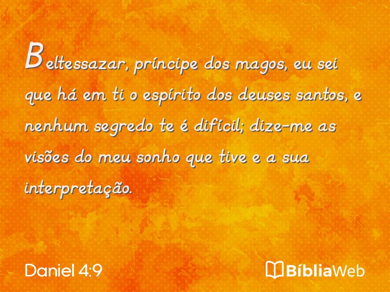 Daniel 4:9 em imagem para compartilhar