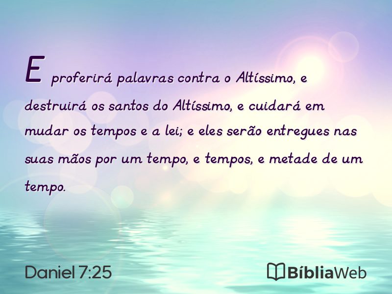 Daniel 7:25 em imagem para compartilhar