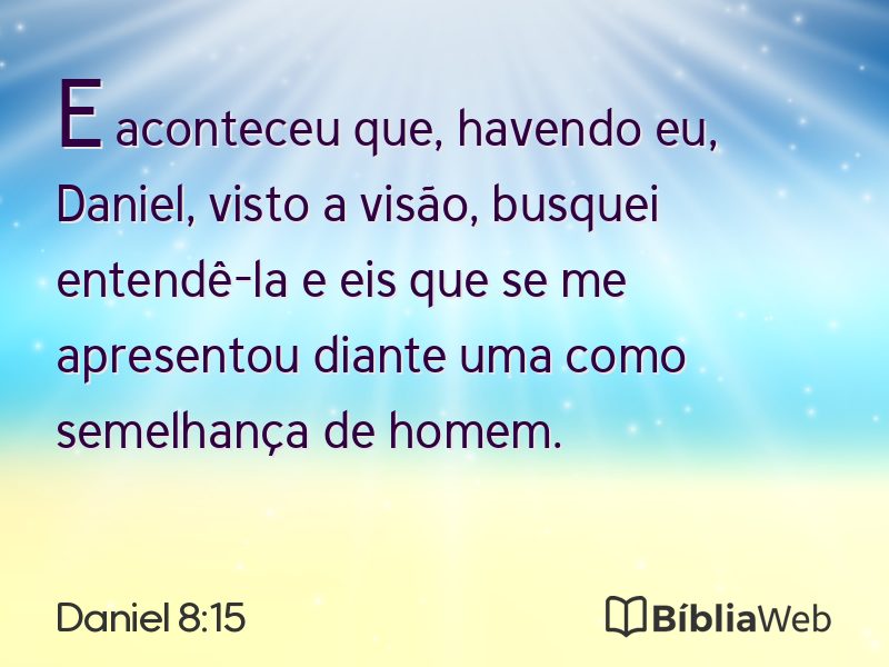 Daniel 8:15 em imagem para compartilhar