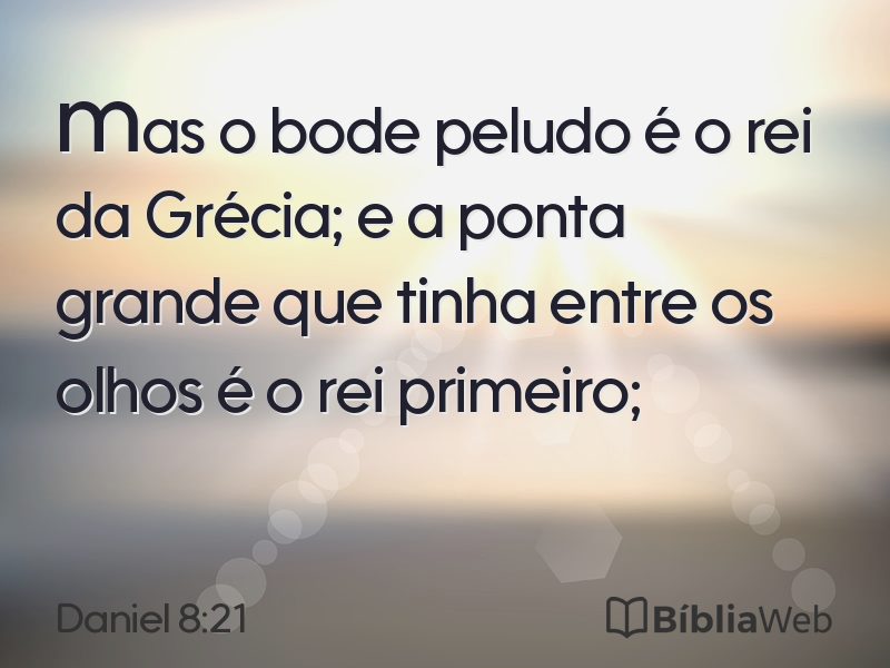 Daniel 8:21 em imagem para compartilhar