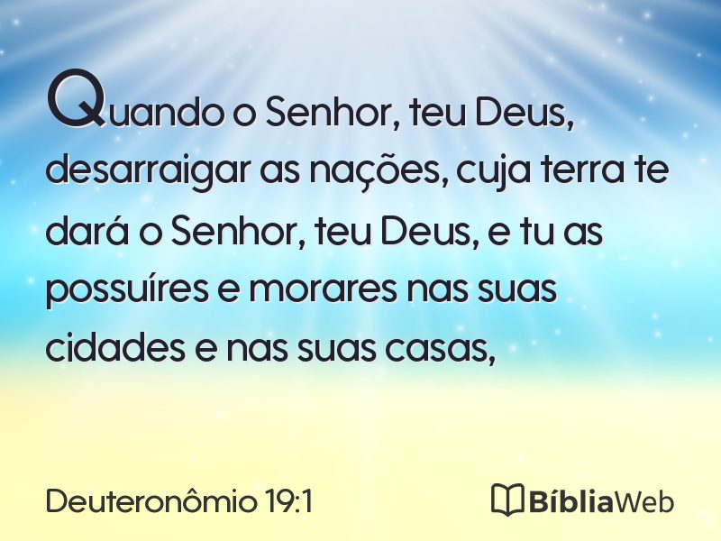 Deuteronômio 19:1 em imagem para compartilhar