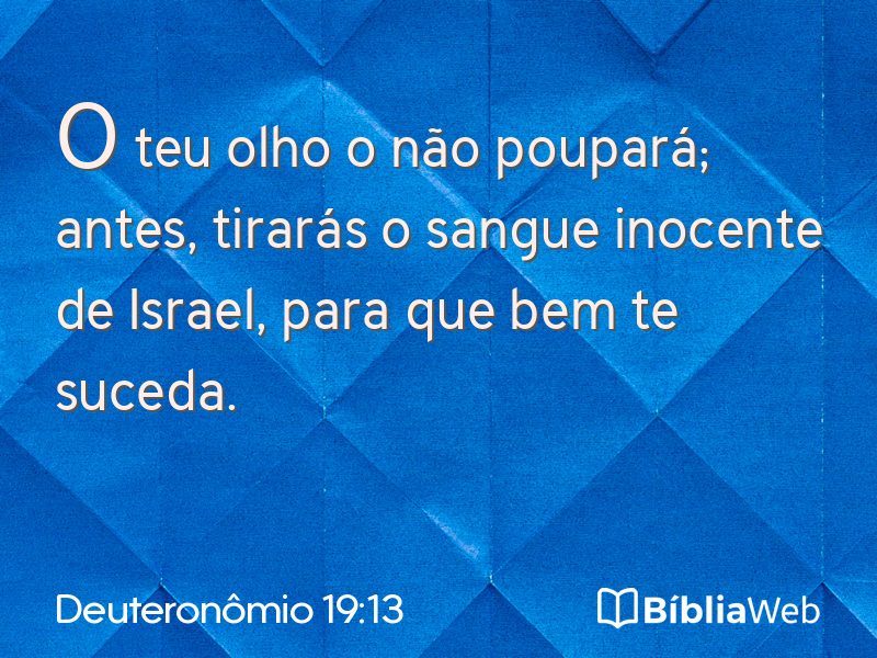 Deuteronômio 19:13 em imagem para compartilhar