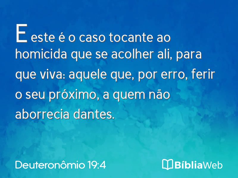 Deuteronômio 19:4 em imagem para compartilhar
