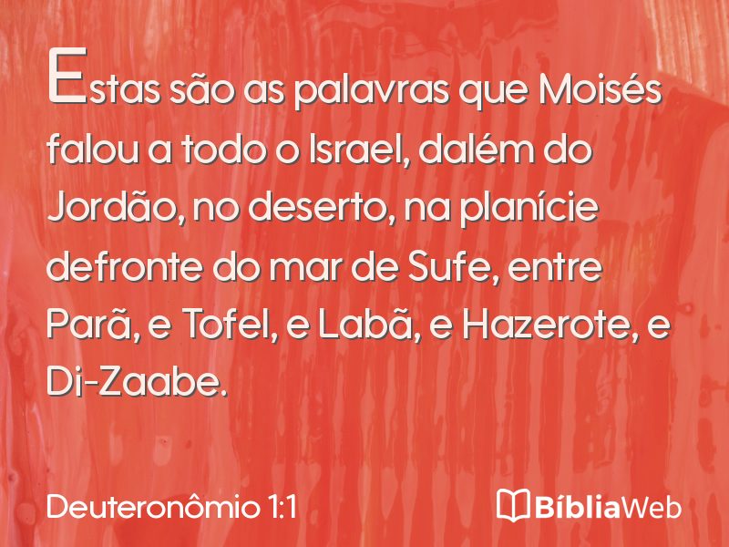 Deuteronômio 1:1 em imagem para compartilhar