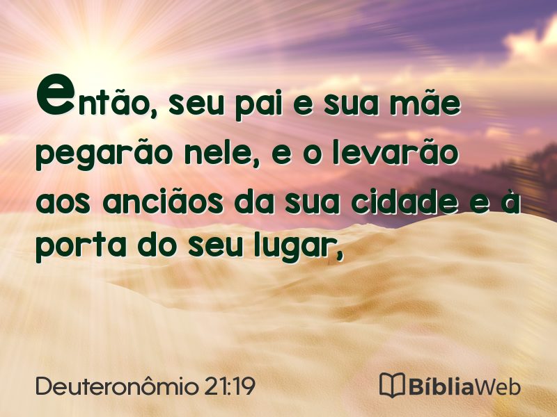 Deuteronômio 21:19 em imagem para compartilhar