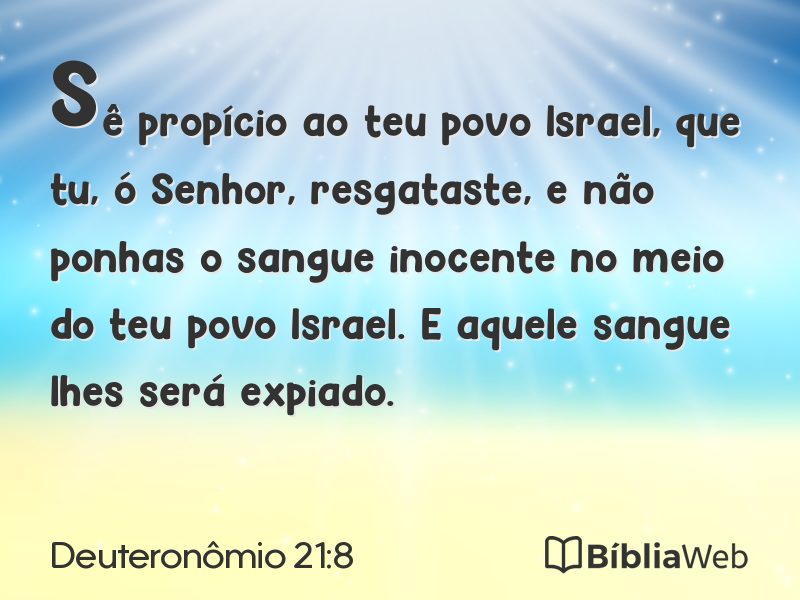 Deuteronômio 21:8 em imagem para compartilhar