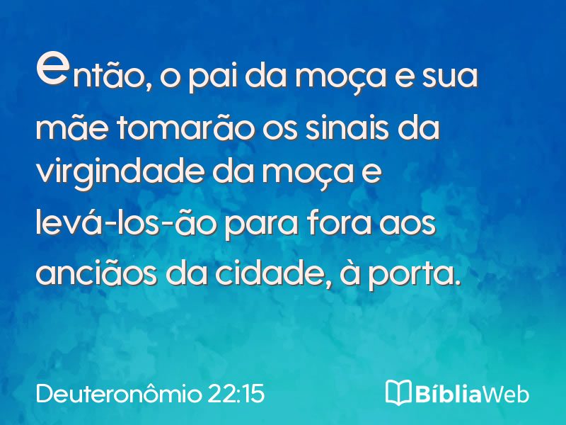 Deuteronômio 22:15 em imagem para compartilhar