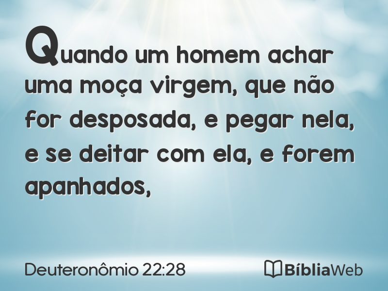 Deuteronômio 22:28 em imagem para compartilhar