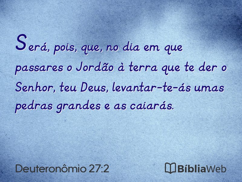 Deuteronômio 27:2 em imagem para compartilhar