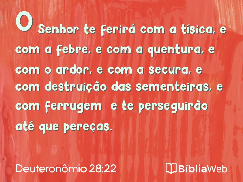 Deuteronômio 28:22 em imagem para compartilhar