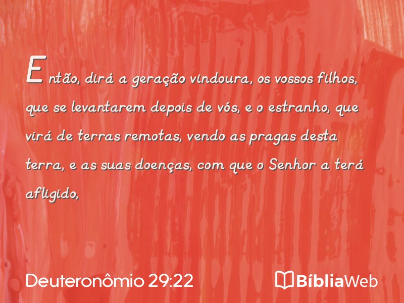 Deuteronômio 29:22 em imagem para compartilhar