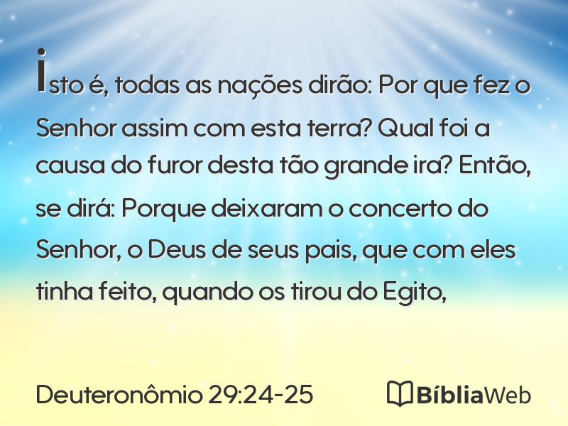 Deuteronômio 29:24-25 em imagem para compartilhar