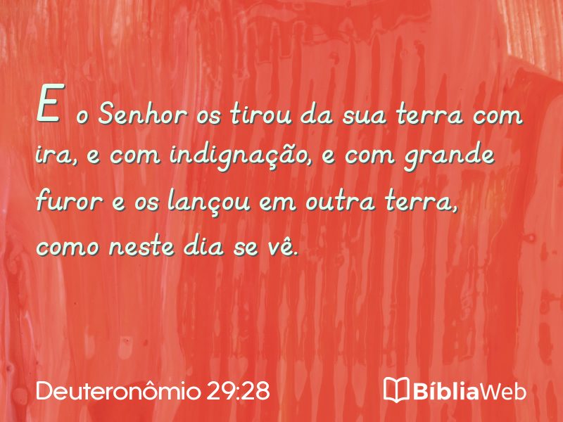 Deuteronômio 29:28 em imagem para compartilhar