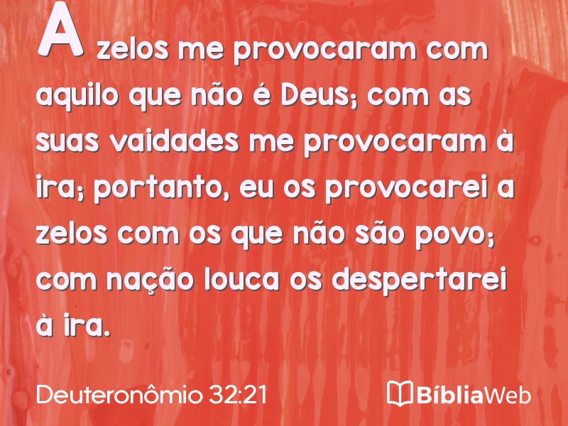 Deuteronômio 32:21 em imagem para compartilhar