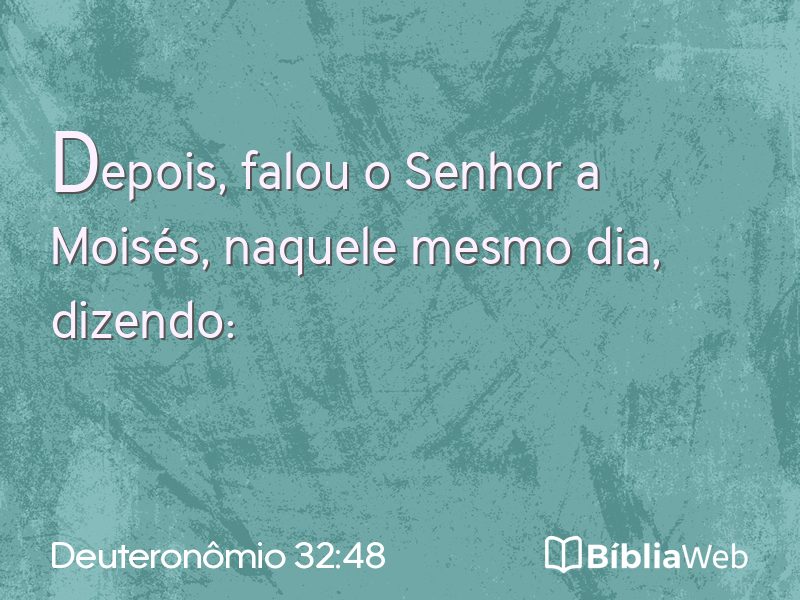 Deuteronômio 32:48 em imagem para compartilhar