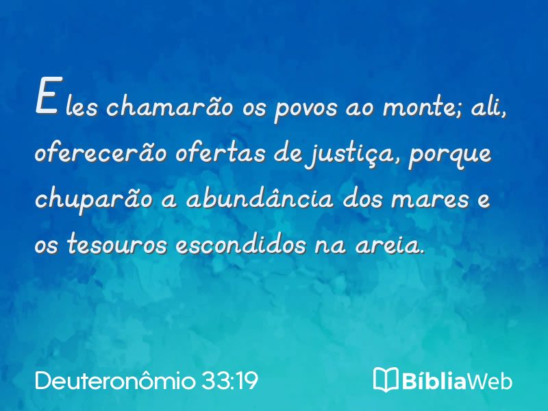 Deuteronômio 33:19 em imagem para compartilhar