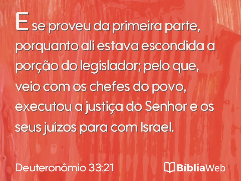 Deuteronômio 33:21 em imagem para compartilhar