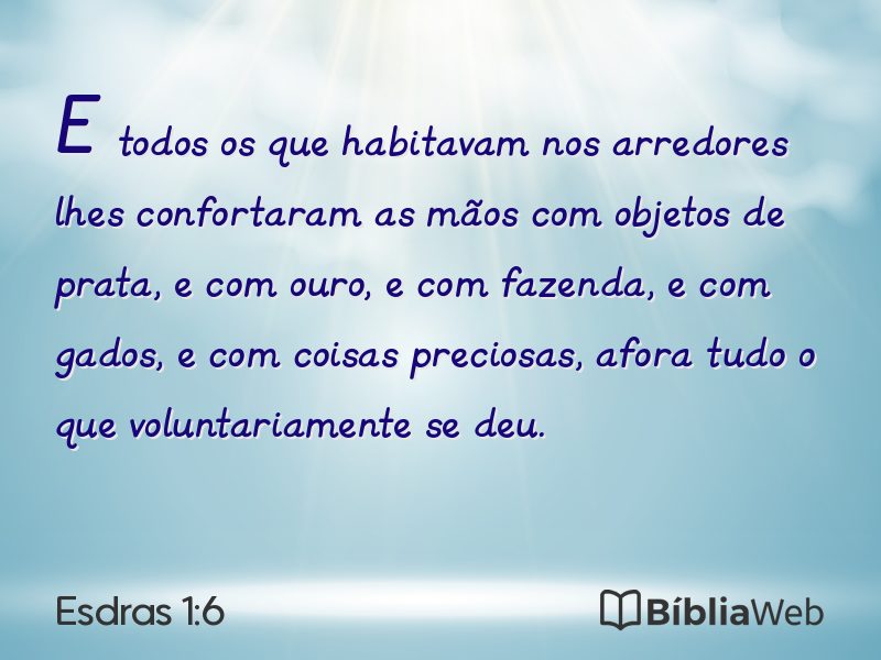 Esdras 1:6 em imagem para compartilhar