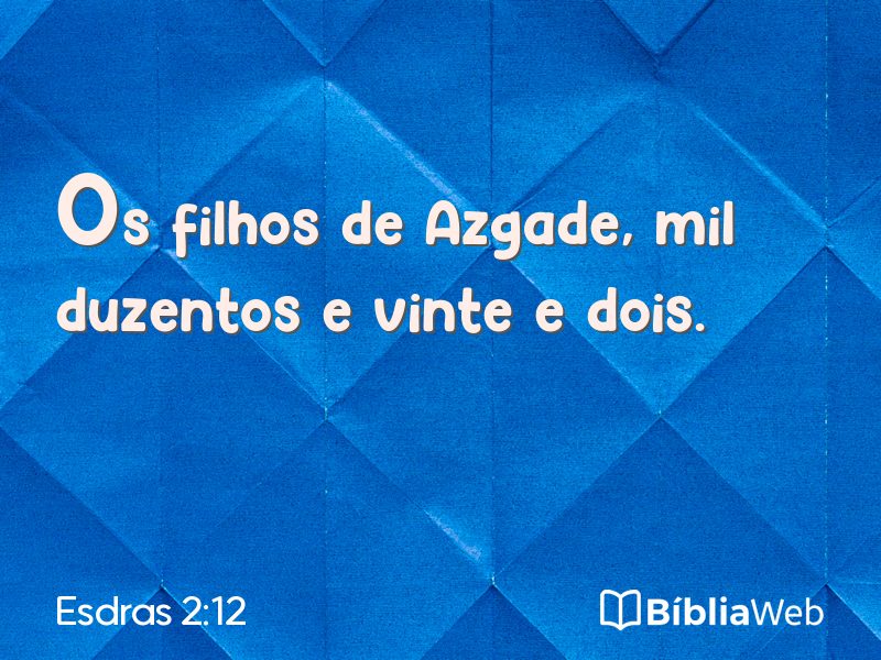 Esdras 2:12 em imagem para compartilhar