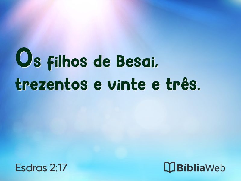 Esdras 2:17 em imagem para compartilhar