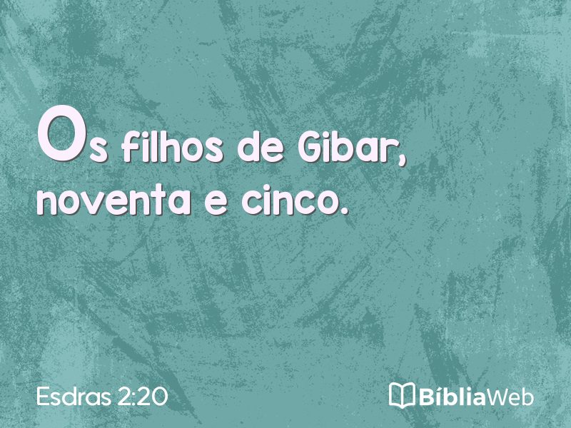 Esdras 2:20 em imagem para compartilhar
