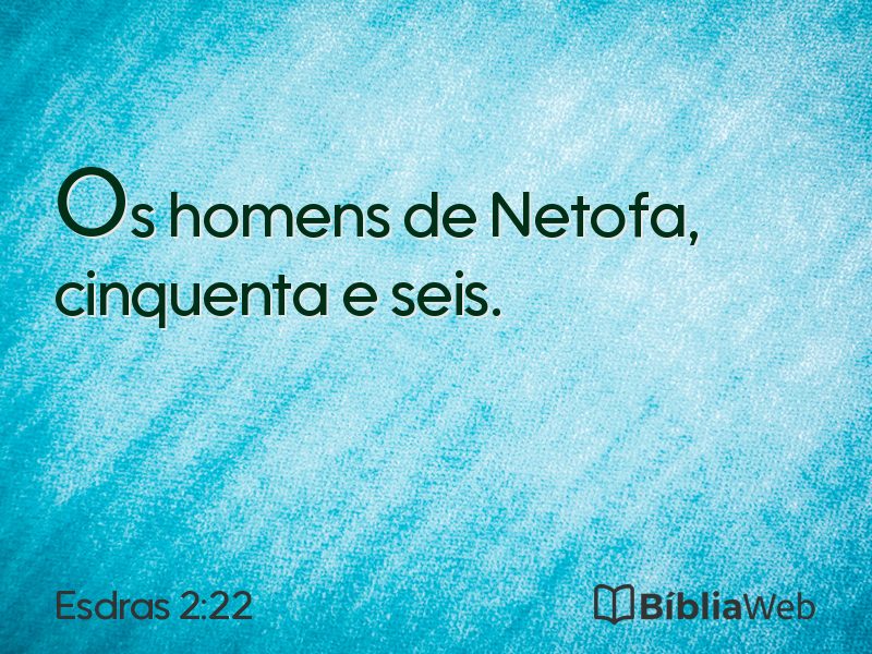 Esdras 2:22 em imagem para compartilhar