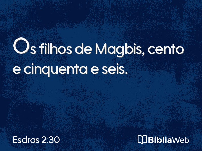 Esdras 2:30 em imagem para compartilhar