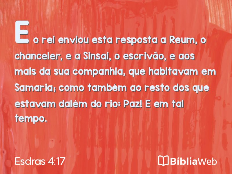 Esdras 4:17 em imagem para compartilhar